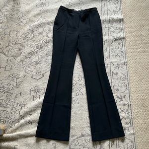 Burberry black bootleg trousers